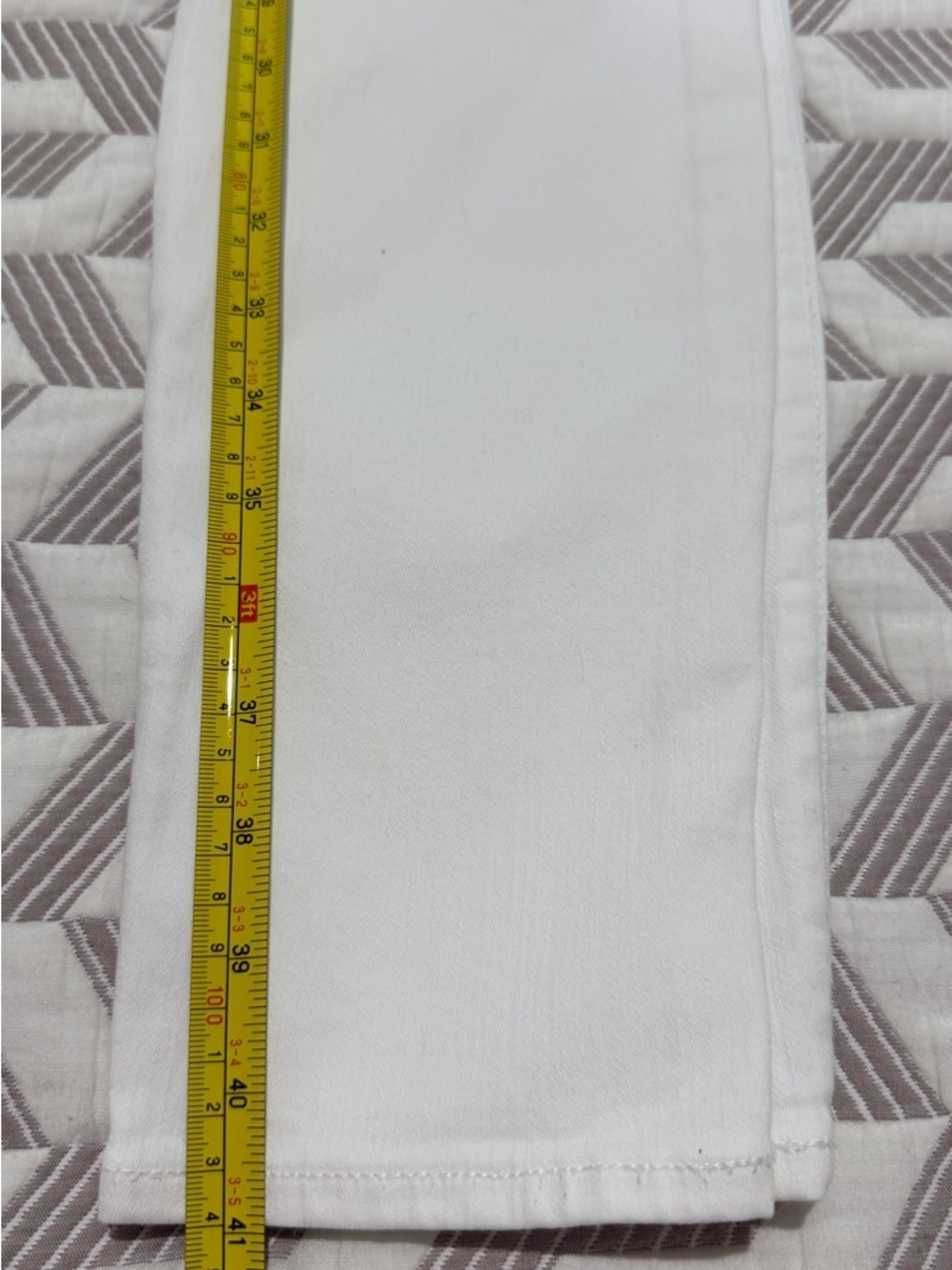 Madewell 9" High Riser Skinny Jeans White 27T - Picture 11 of 11